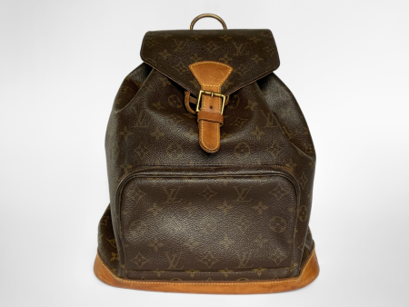 Louis Vuitton Montsouris GM Monogram Canvas Fashion