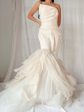 Vintage Vera Wang Dress with Asymmetrical Bodice - M Fashion