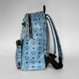 MCM Stark Studded Backpack Coated Canvas Cheap