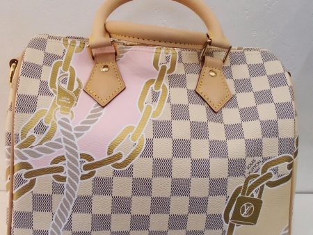 Louis Vuitton Vintage Damier Azur Nautical Speedy 25 Online now