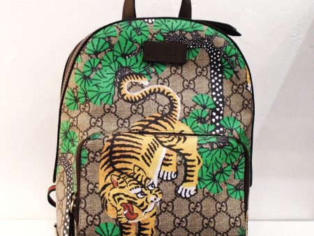 Gucci Vintage Bengal Tiger Back Pack Online now