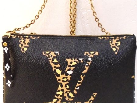 Louis Vuitton Vintage Reverse Jungle Double Pochette Crossbody For Cheap