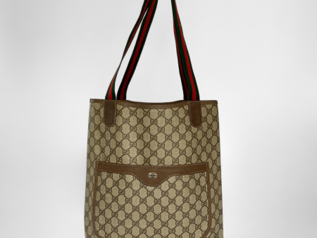 Gucci Sima Tote Sherry PVC on Sale