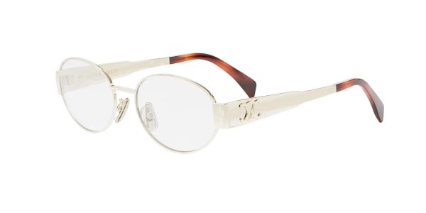 Metal Triomphe CL50140U Celine Eyeglasses For Discount