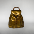 Gucci Bamboo Backpack Small Enamel Leather on Sale