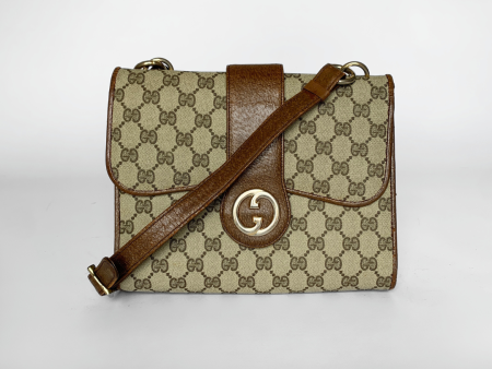 Gucci Shoulder Bag Monogram Canvas on Sale