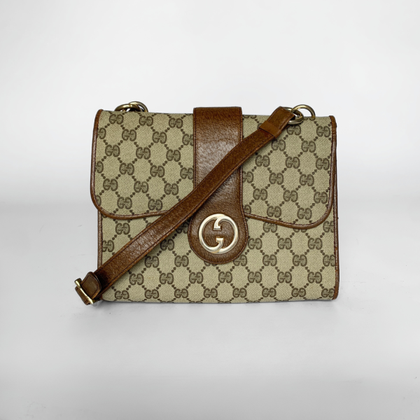 Gucci Shoulder Bag Monogram Canvas on Sale