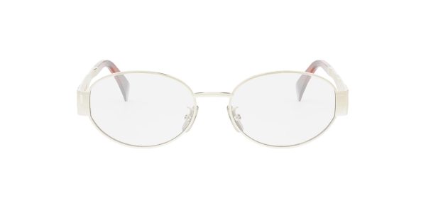 Metal Triomphe CL50140U Celine Eyeglasses For Discount