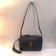 YSL Black Lou Medium Crossbody Chevron Camera Bag Online Sale