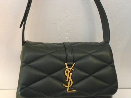 YSL Dark Green Le-5 `A 7 Flap Online Hot Sale