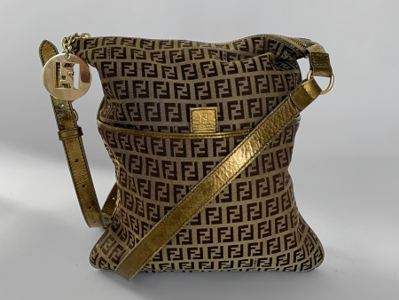 Fendi Crossbody Zucca Canvas Cheap