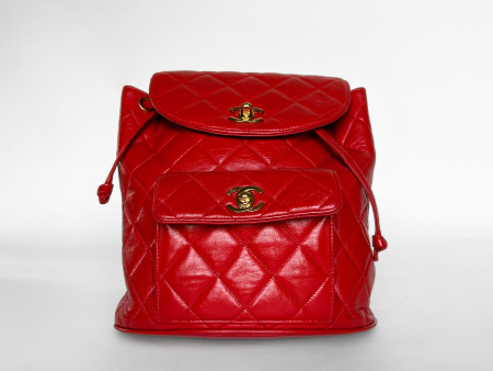 Chanel Duma Backpack in Lambskin Leather Discount