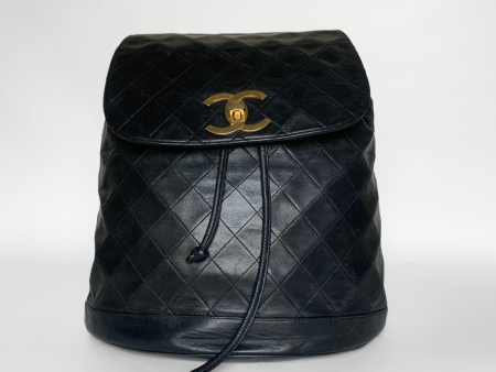 Chanel CC Backpack Lambskin Leather Cheap