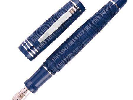 Lotus Wave Fountain Pen - Blue CT Hot on Sale