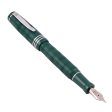 Lotus Wave Fountain Pen - Green CT For Sale